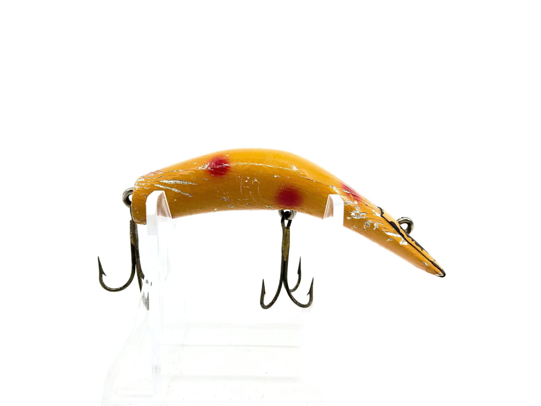 Kautzky Wooden Lazy Ike #3, Light Orange Spots Color