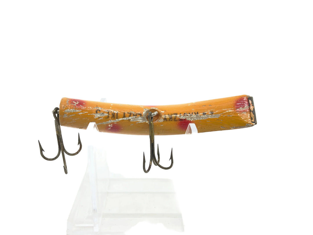 Kautzky Wooden Lazy Ike #3, Light Orange Spots Color