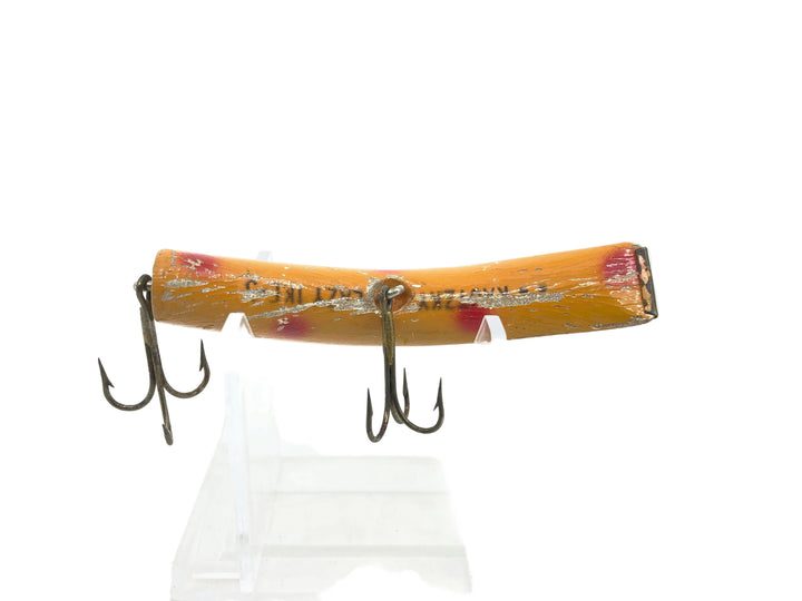 Kautzky Wooden Lazy Ike #3, Light Orange Spots Color