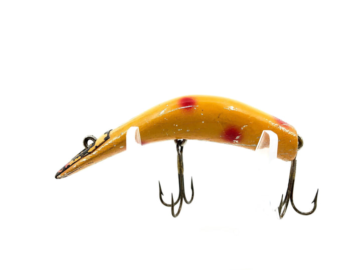 Kautzky Wooden Lazy Ike #3, Light Orange Spots Color