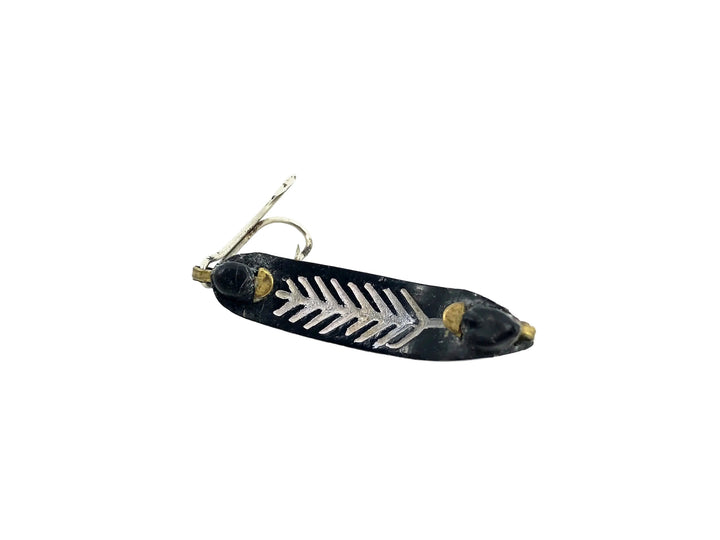 Paul Bunyan Flyrod Dodger, Black/White Ribs Color
