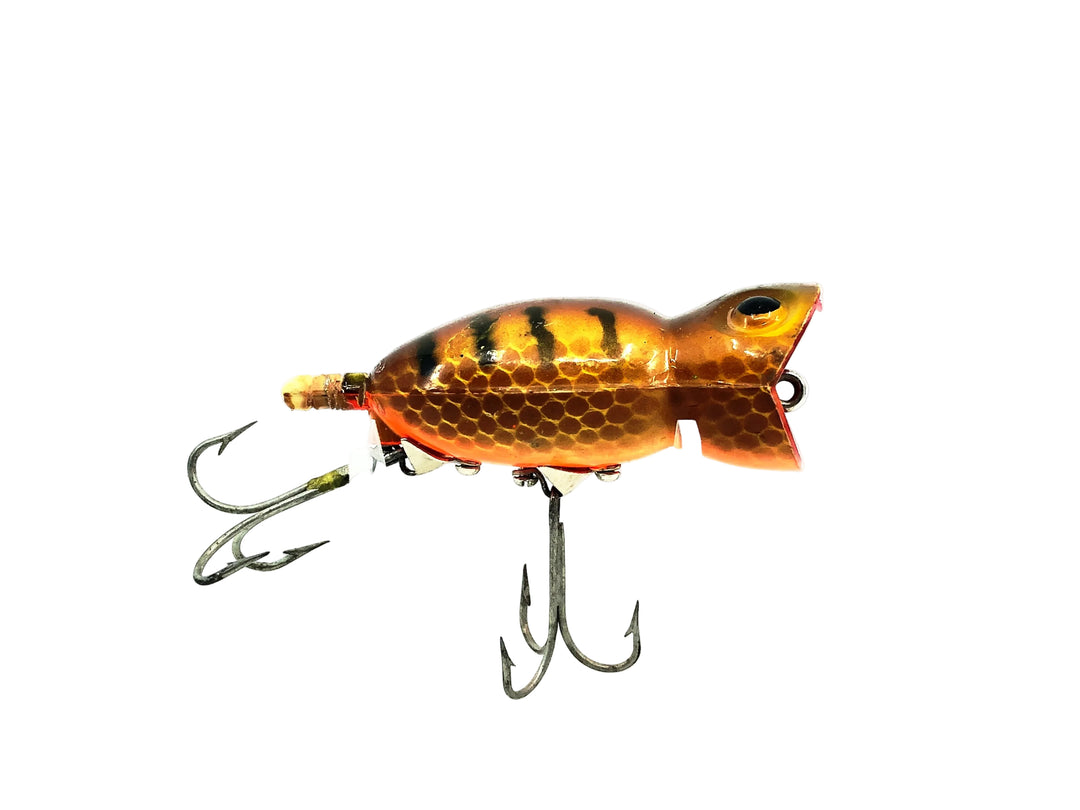 Arbogast Hula Popper 750, #135 Brown Parrot Color