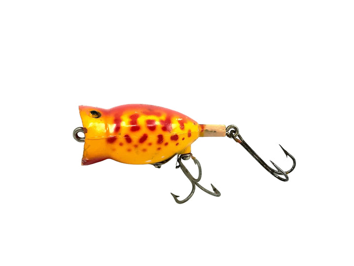 Arbogast Hula Popper 770, #12 Red Coachdog Color