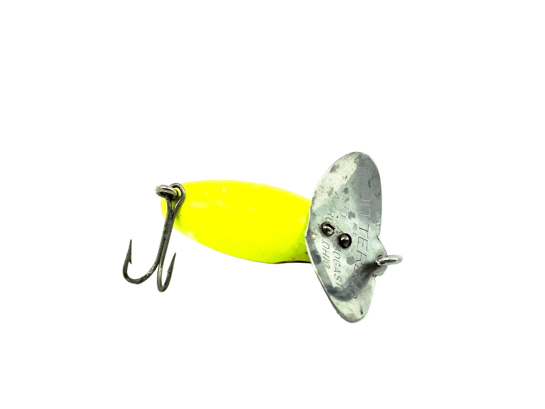 Arbogast Ultra Light 1/8oz Jitterbug, #81 Chartreuse Color