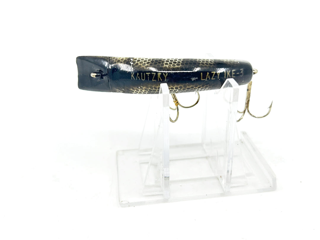Lazy Ike 3 MBLR Metallic Black Rib Color