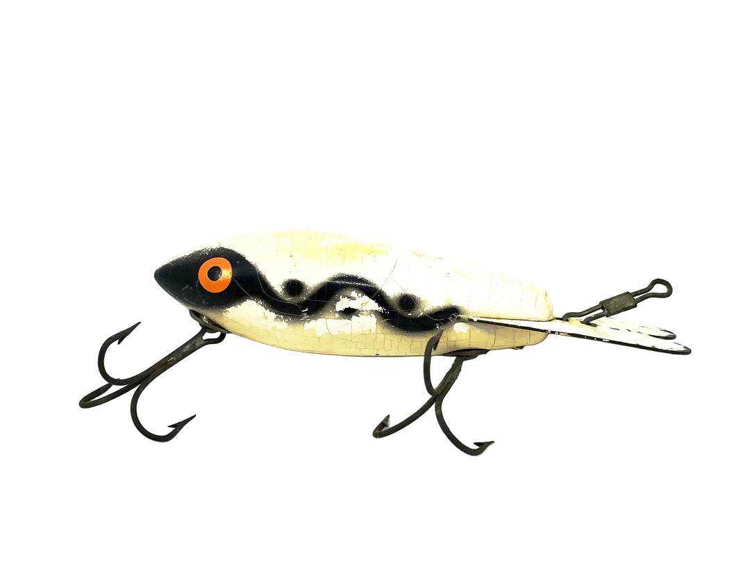 Wooden Bomber 600 Series, #08 White/Black Shadow Stripe Color