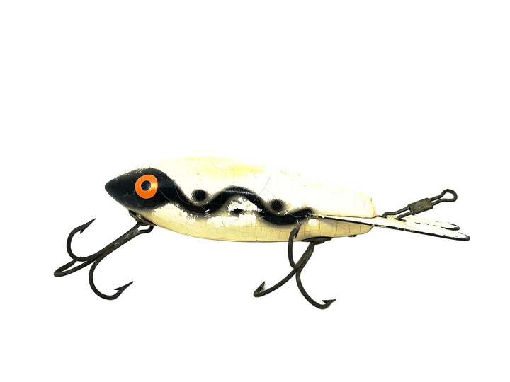 Wooden Bomber 600 Series, #08 White/Black Shadow Stripe Color