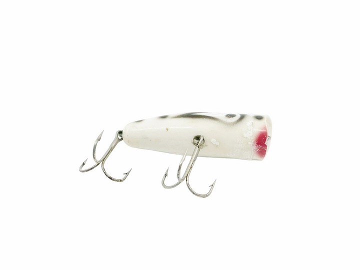 Kautzky Lazy Ike Chug Ike Lure WBS White/Black Spots Color
