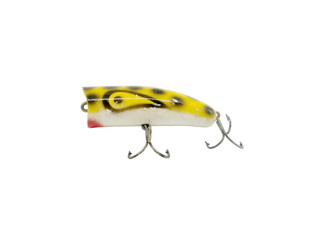 Kautzky Lazy Ike Chug Ike Lure YBLS Yellow/Black Spots Color