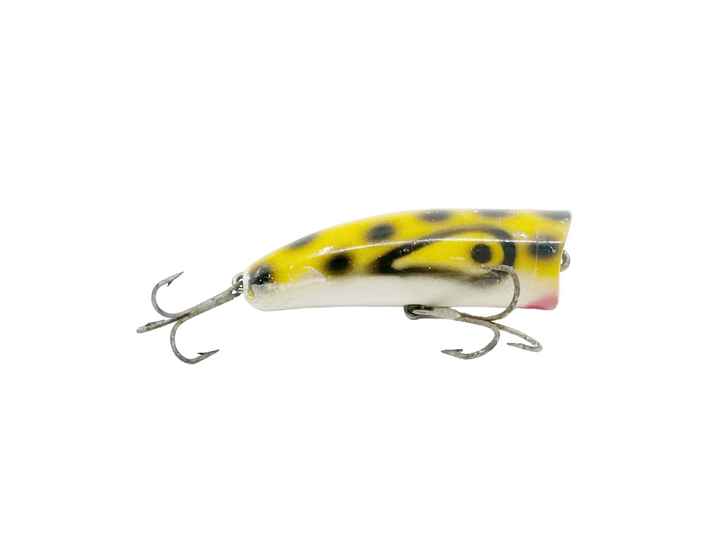Kautzky Lazy Ike Chug Ike Lure YBLS Yellow/Black Spots Color