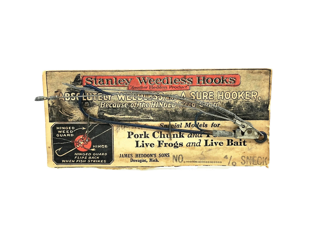 Stanley/Heddon Weedless Hook on Card