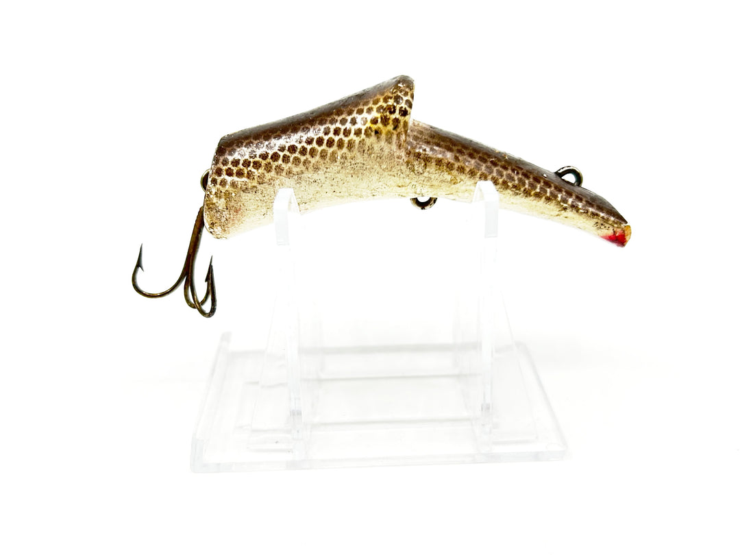 Kautzky Lazy Ike Top Ike Wooden Lure Black Scale Color Smaller Size