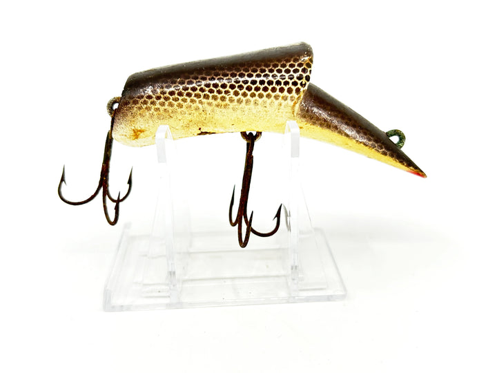 Kautzky Lazy Ike Top Ike Wooden Lure Black Scale Color Larger Size