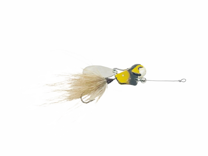 Kautzky Lazy Ike Bounce Ike, Black/Yellow Color Smaller Size