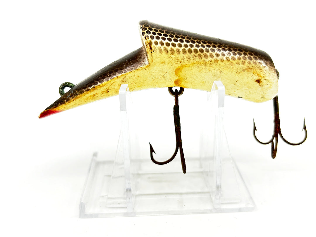 Kautzky Lazy Ike Top Ike Wooden Lure Black Scale Color Larger Size