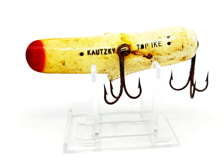 Kautzky Lazy Ike Top Ike Wooden Lure Black Scale Color Larger Size