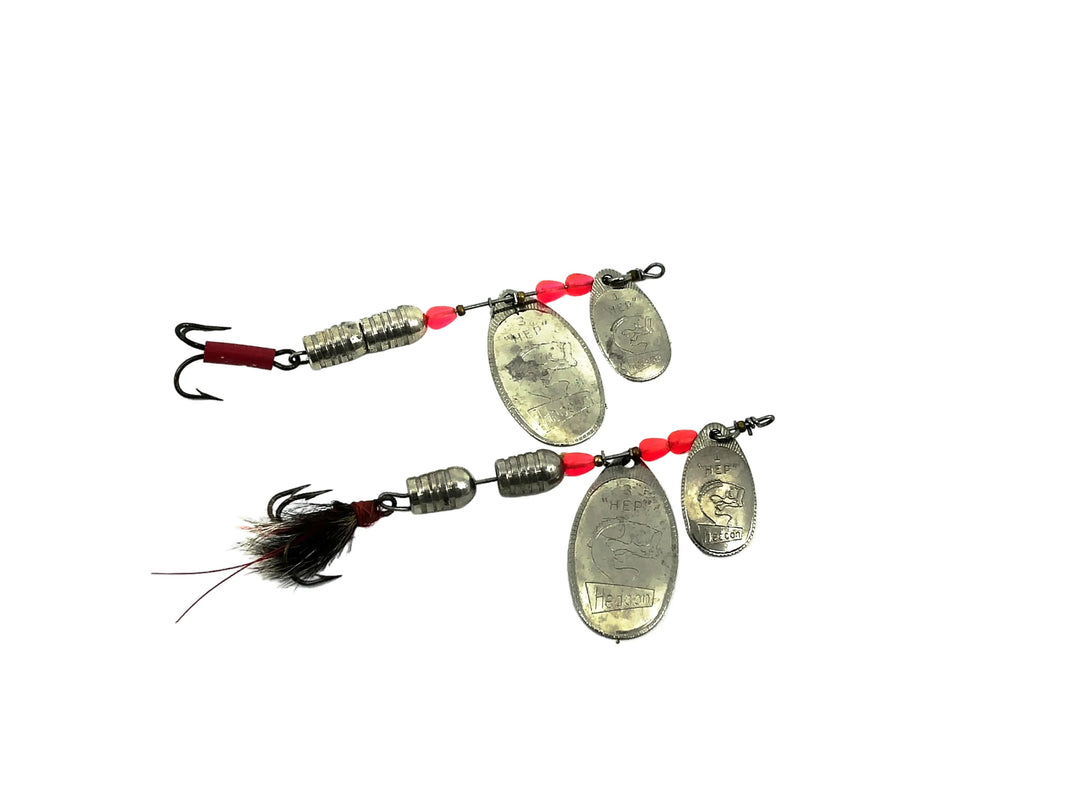 Heddon Hep #493 Tandem Blade Spinner Two Pack