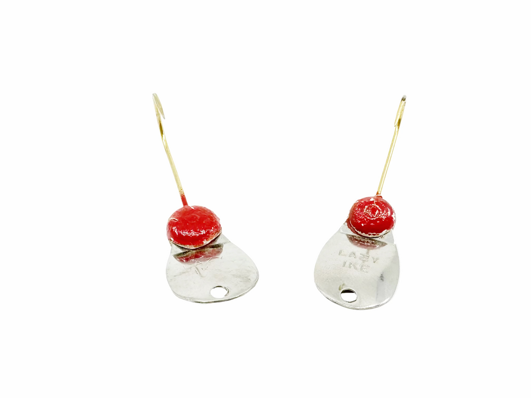 Lazy Ike Wigly Jig Ike 2 Sizes - Red Color