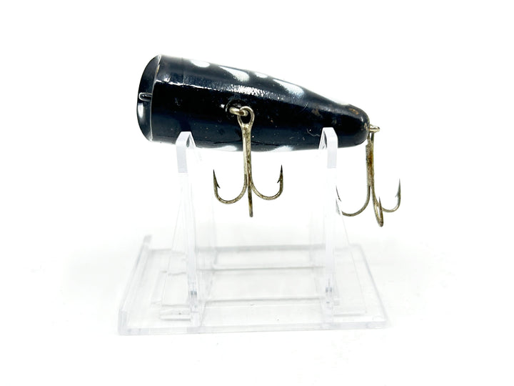Kautzky Lazy Ike Chug Ike Lure Black White Mottle Color-Small Size