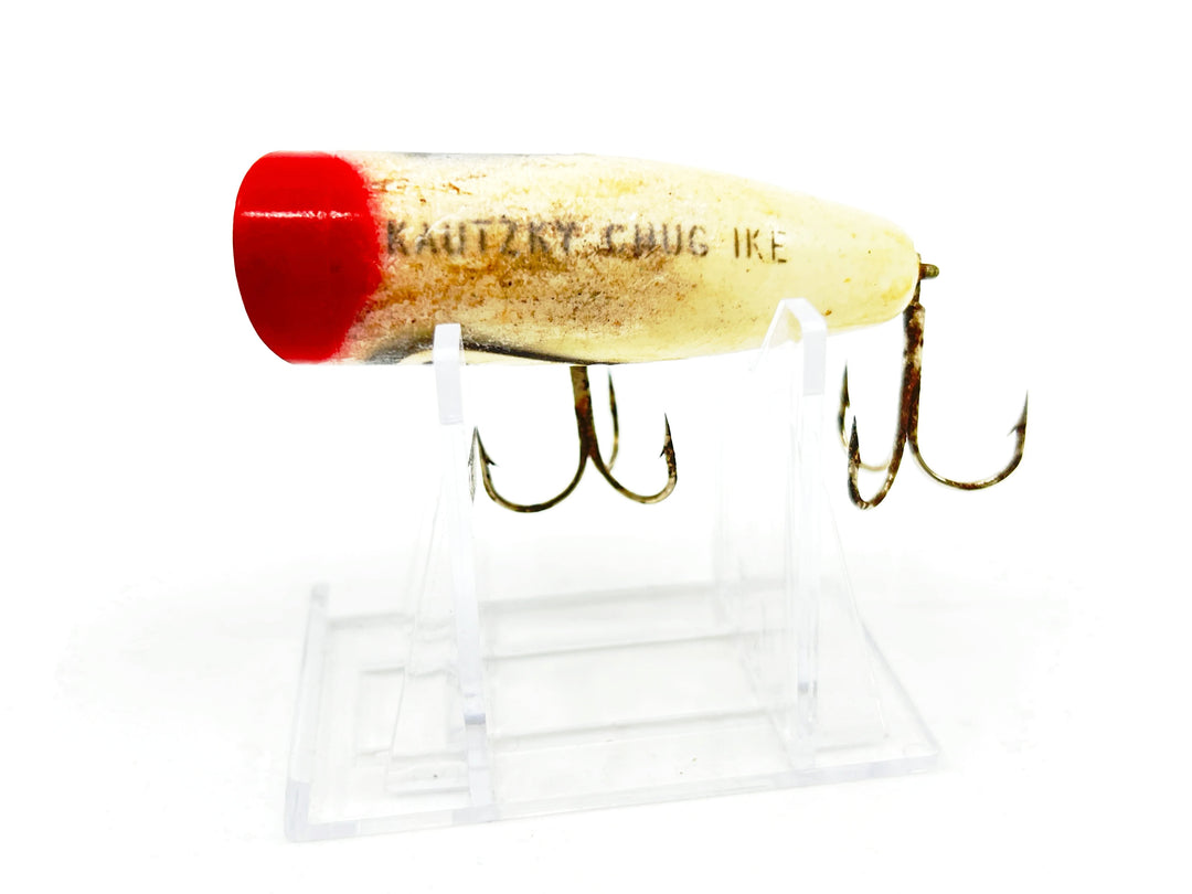 Kautzky Lazy Ike Chug Ike Lure Red White Color