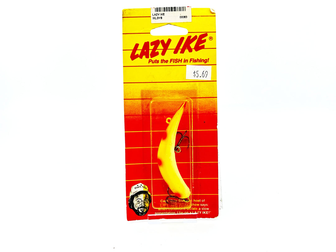 Lazy Ike IKL3YS Yellow Spot Color New on Card Old Stock