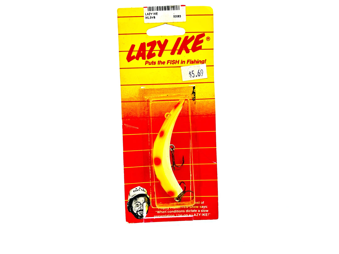 Lazy Ike IKL3YS Yellow Spot Color New on Card Old Stock