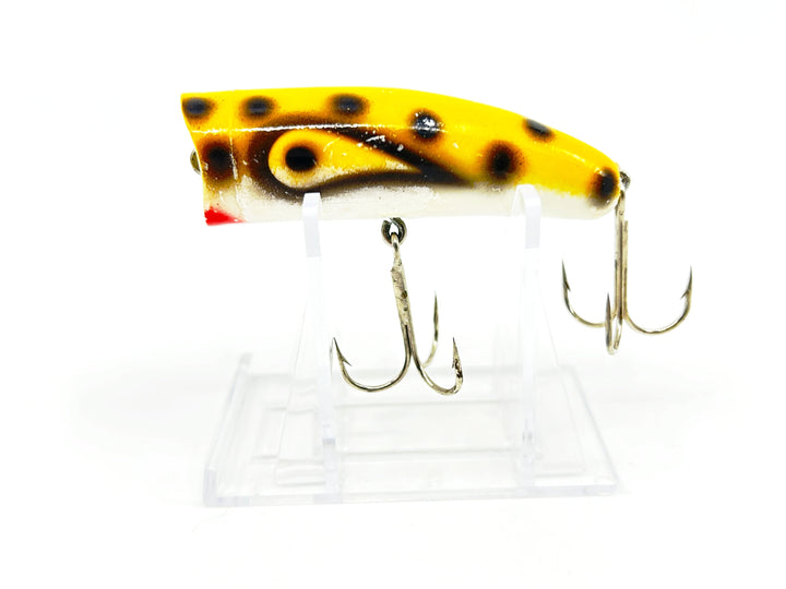 Kautzky Lazy Ike Chug Ike Lure YBLS Yellow/Black Spots Color