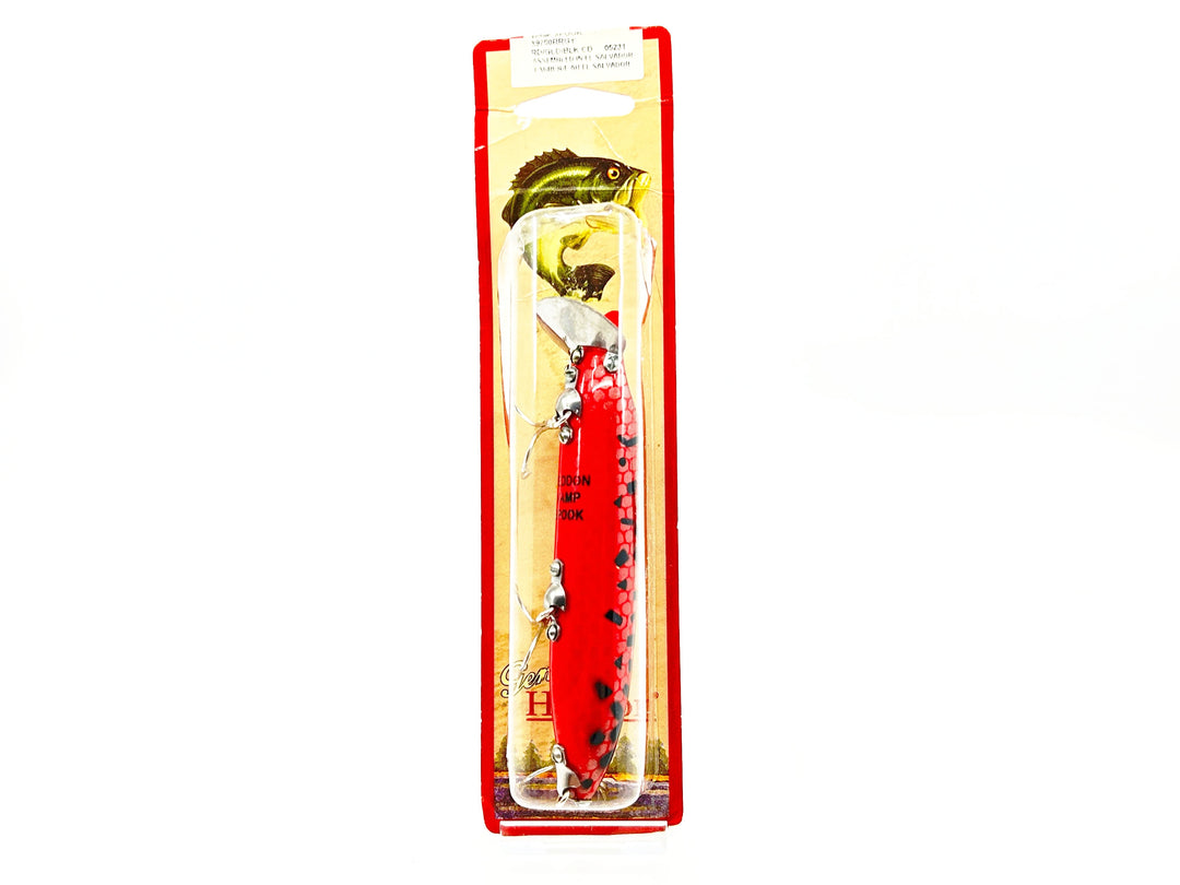 Heddon Vamp Spook RRGY-Red/Gold/Black Coachdog Color New on Card Old Stock