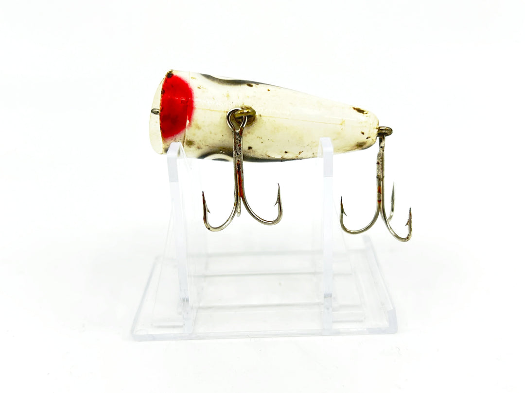 Kautzky Lazy Ike Chug Ike Lure WBS White/Black Spots Color-Smaller Size