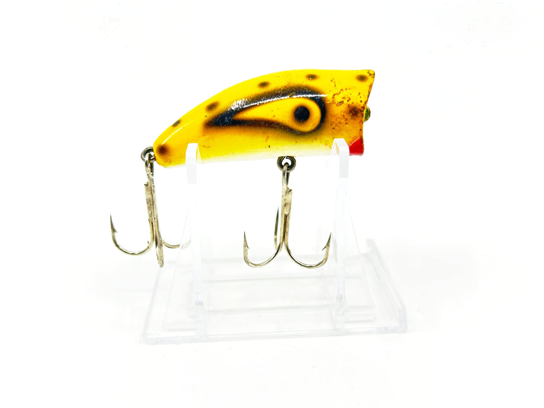 Lazy Ike Chug Ike Lure YBLS Yellow/Black Spots Color-Smaller Size