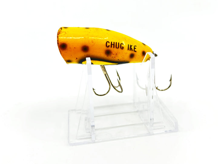 Lazy Ike Chug Ike Lure YBLS Yellow/Black Spots Color-Smaller Size