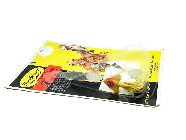 Arbogast Tournament Model Hawaiian Wiggler 1/4oz, Yellow Color on Card