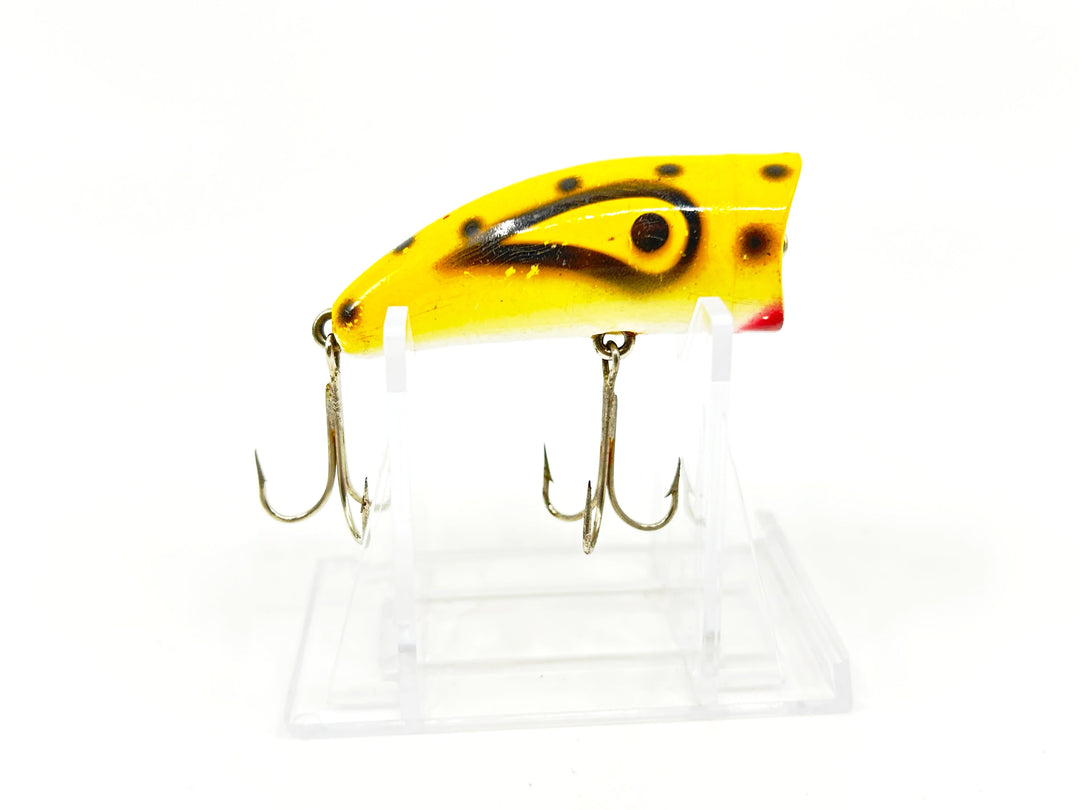 Lazy Ike Chug Ike Lure YBLS Yellow/Black Spots Color-Smaller Size