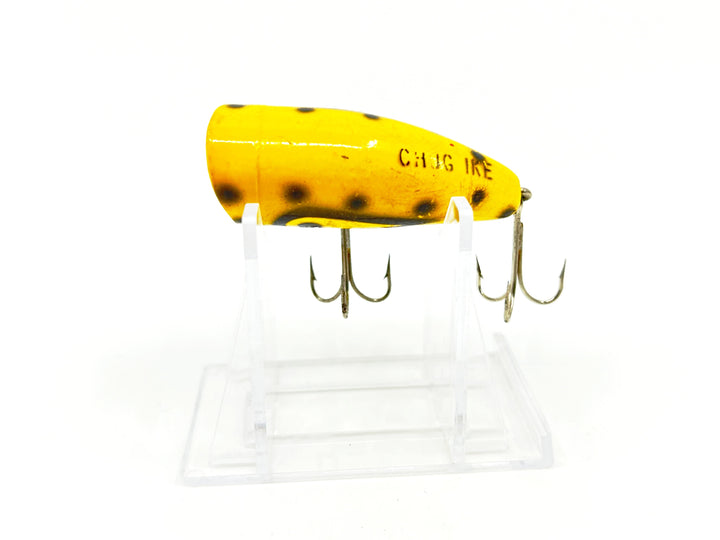 Lazy Ike Chug Ike Lure YBLS Yellow/Black Spots Color-Smaller Size