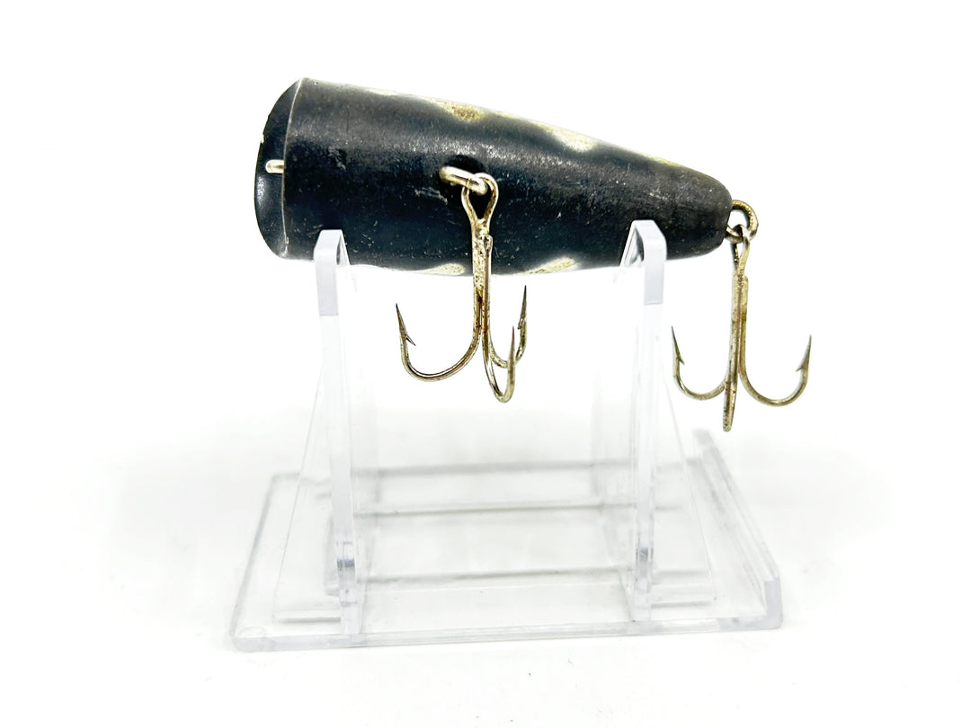 Lazy Ike Chug Ike Lure Black White Mottle Color-Smaller Size
