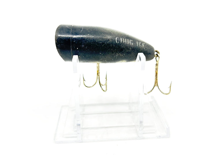 Lazy Ike Chug Ike Lure Black White Mottle Color-Smaller Size