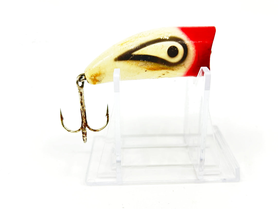 Lazy Ike Chug Ike Lure Red White Color-Smaller Size