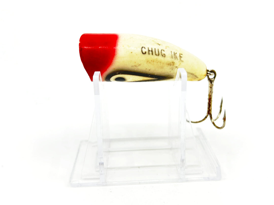 Lazy Ike Chug Ike Lure Red White Color-Smaller Size
