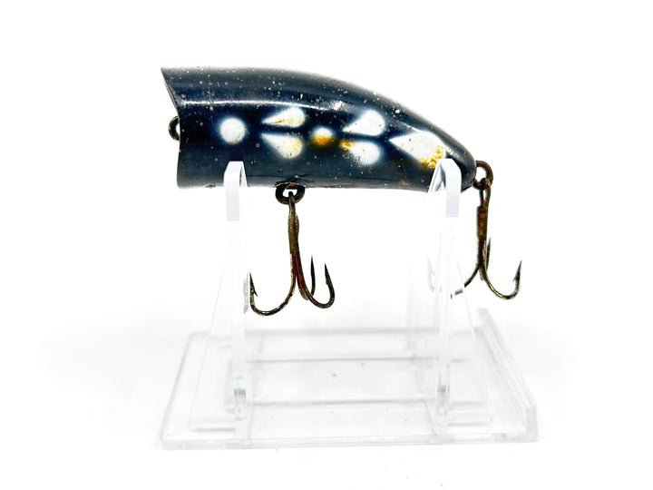 Lazy Ike Chug Ike Lure Black White Mottle Color-Smaller Size