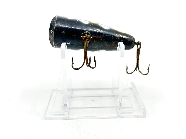 Lazy Ike Chug Ike Lure Black White Mottle Color-Smaller Size