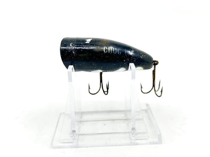 Lazy Ike Chug Ike Lure Black White Mottle Color-Smaller Size