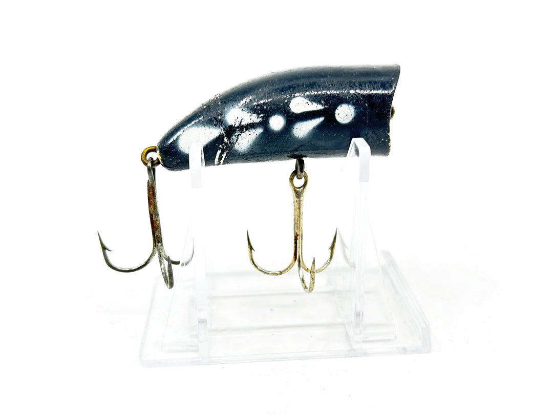 Lazy Ike Chug Ike Lure Black White Mottle Color-Smaller Size