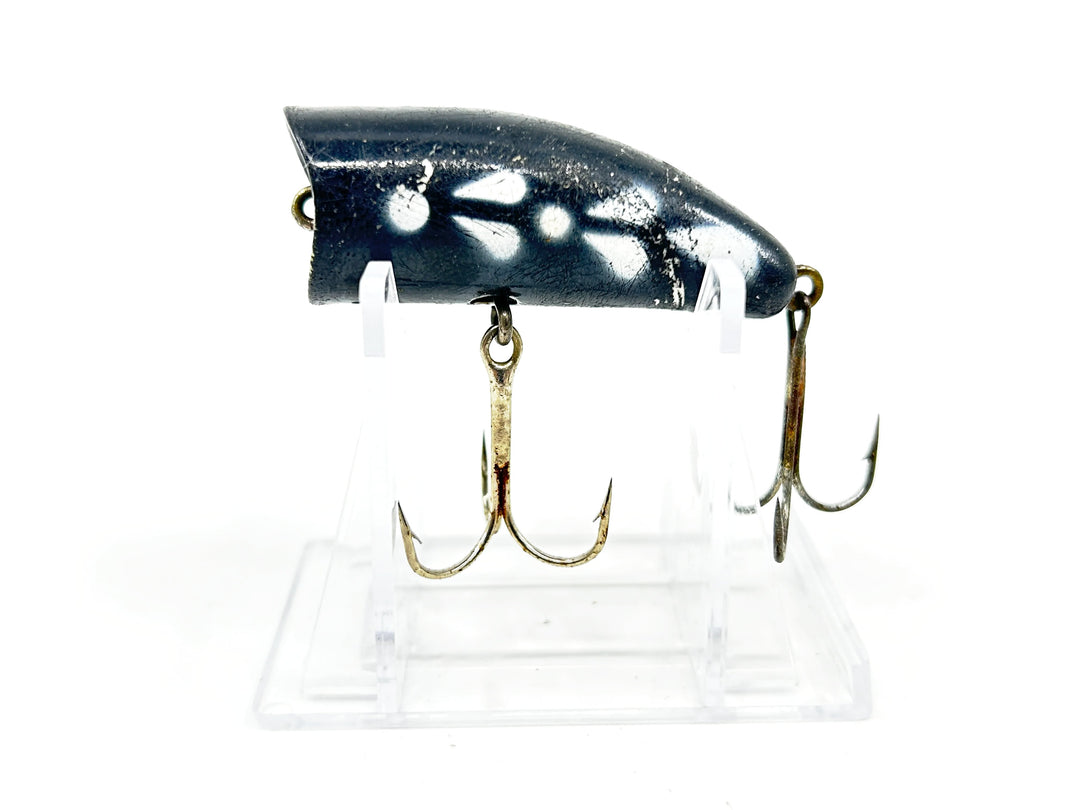Lazy Ike Chug Ike Lure Black White Mottle Color-Smaller Size