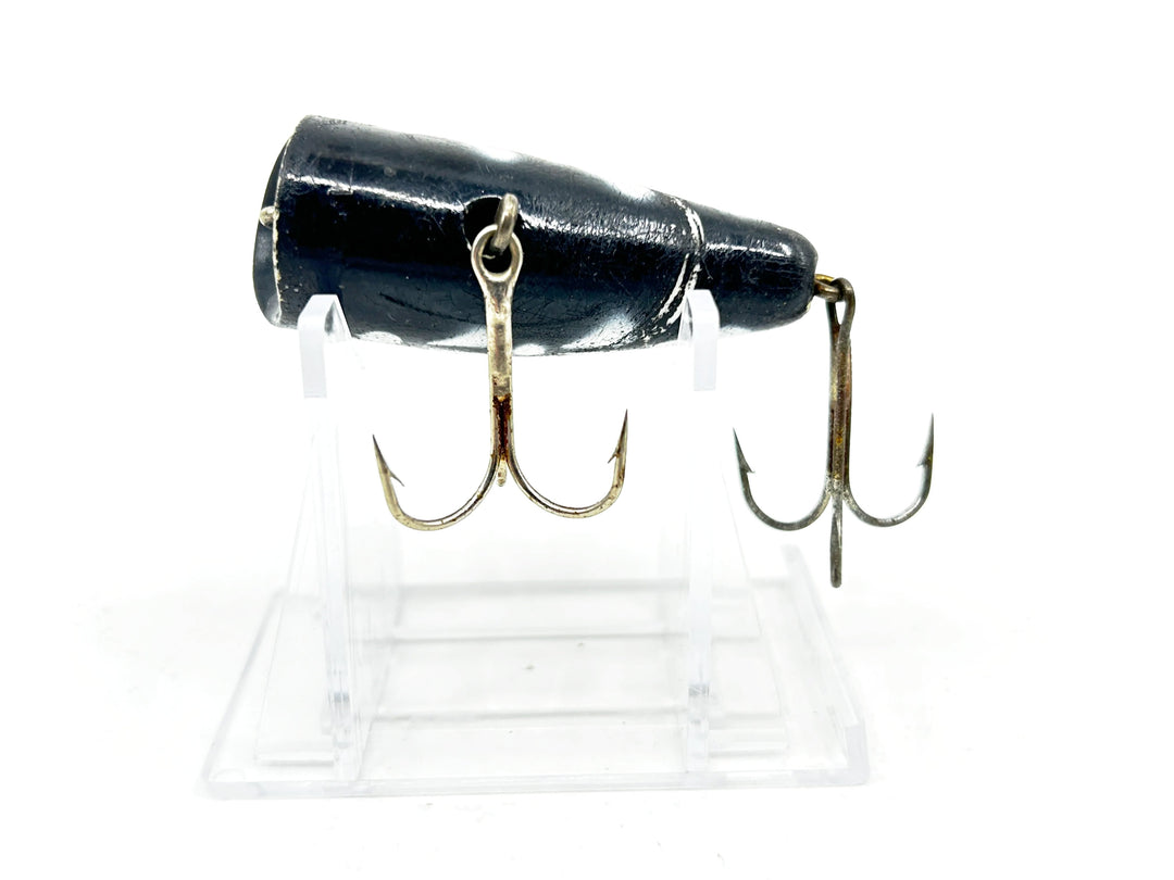 Lazy Ike Chug Ike Lure Black White Mottle Color-Smaller Size