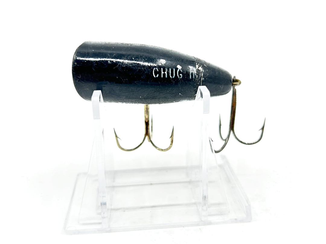 Lazy Ike Chug Ike Lure Black White Mottle Color-Smaller Size
