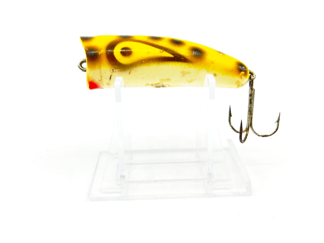 Kautzky Lazy Ike Chug Ike Lure YBLS Yellow/Black Spots Color