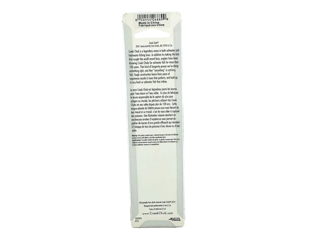 Creek Chub Striper Strike 2500, Silver Flitter Color