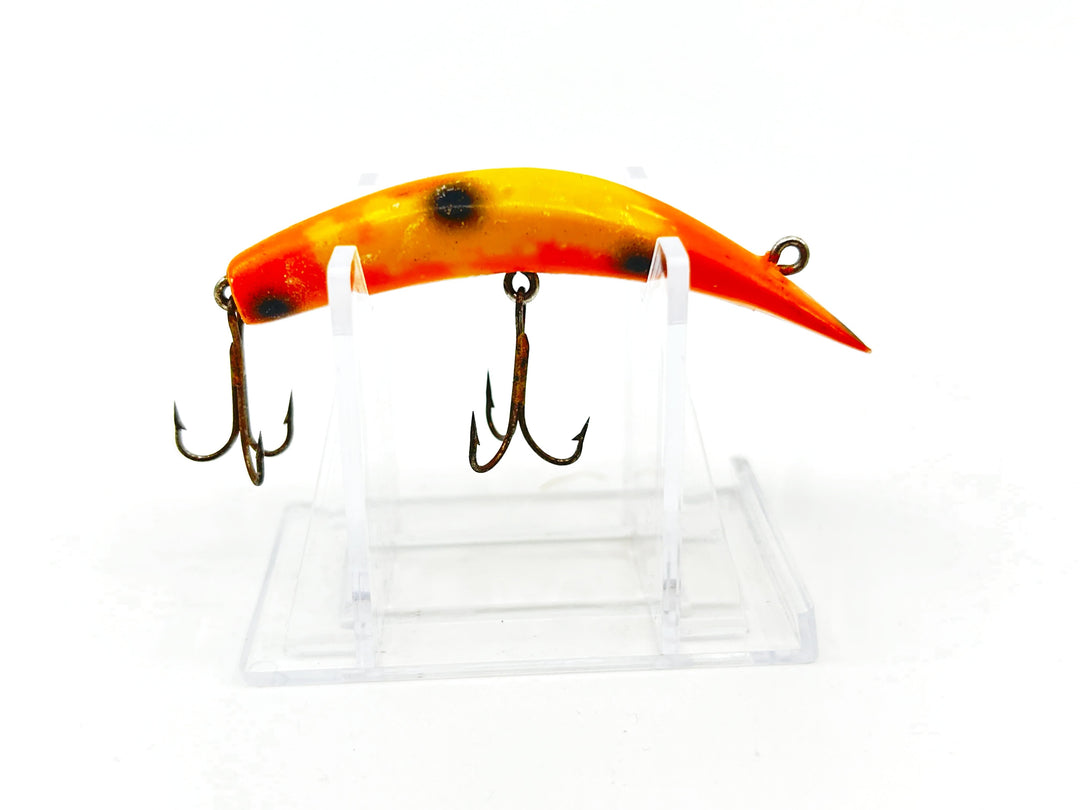 Lazy Dazy Orange with Black Spots Lure