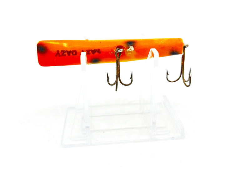 Lazy Dazy Orange with Black Spots Lure