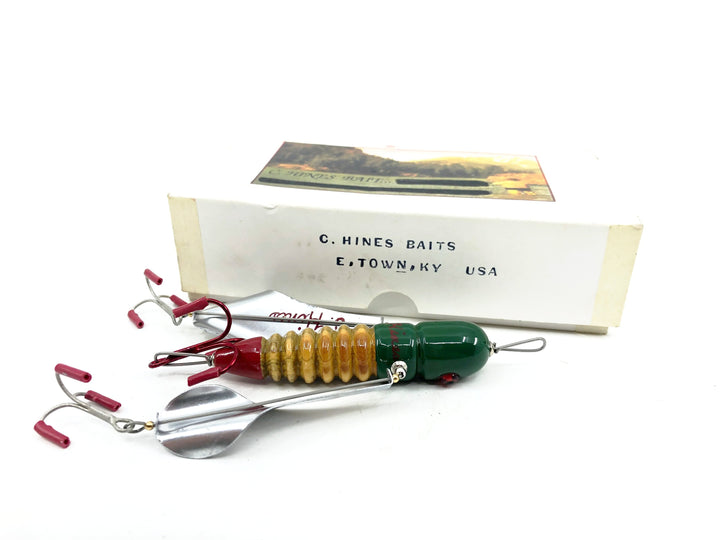 C. Hines Baits Flying Hellgrammite w/Box, Signed